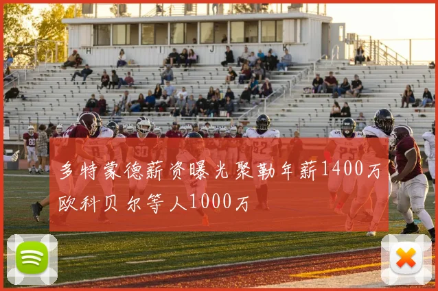 多特蒙德薪资曝光聚勒年薪1400万欧科贝尔等人1000万